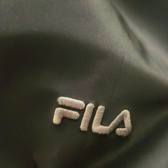 Vintage 100% PVC Fila Zip Up Jacket - Picture 2 of 6